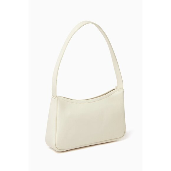 St. Agni Petit Shoulder Bag in Tofu New Womens Leather Mini Purse - Picture 2 of 8